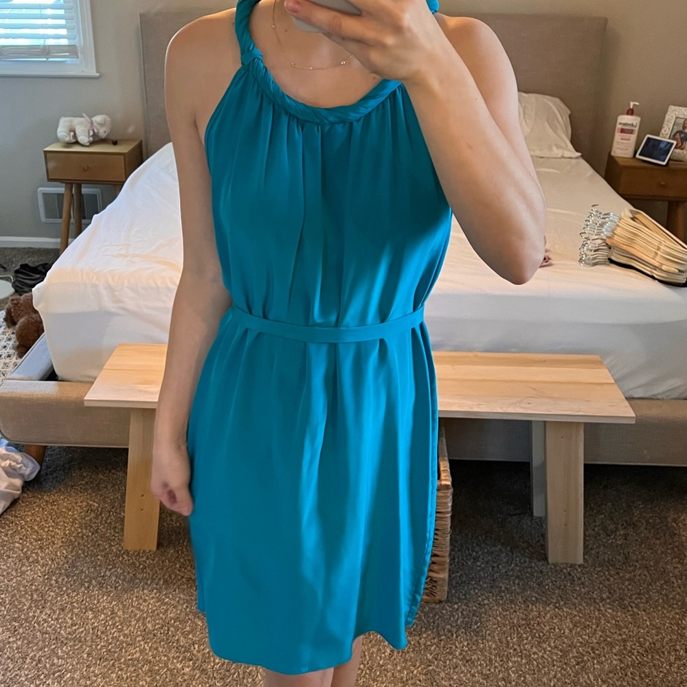 Banana republic teal dress xs